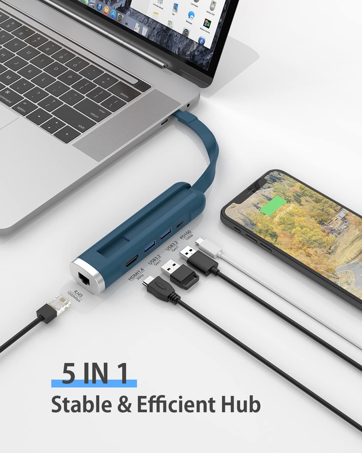 TechMuse LinkPro 5-in-1 USB-C Hub