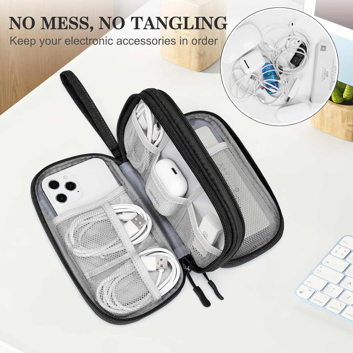 TechMuse GridPak - Waterproof Travel Tech Organizer