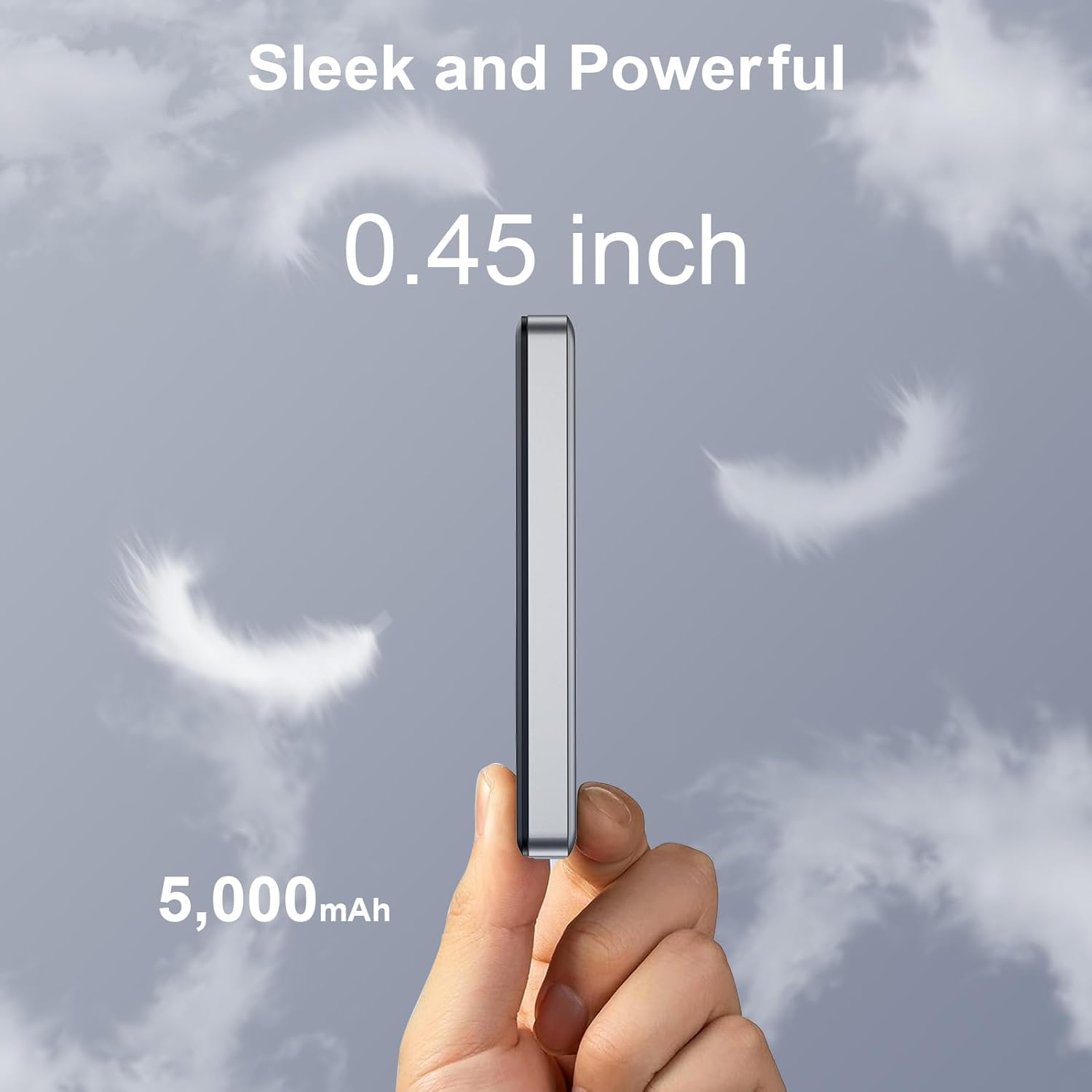 TechMuse SnapCharge 5000mAh Magnetic Wireless Power Bank